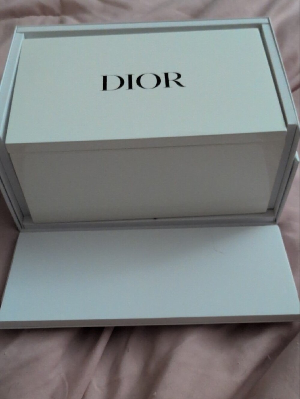 White Vanity Jewelry Box with Mirror